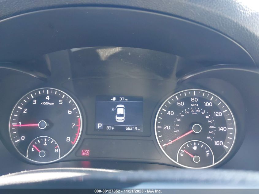 2019 Kia Optima S VIN: 5XXGT4L39KG354068 Lot: 38127352