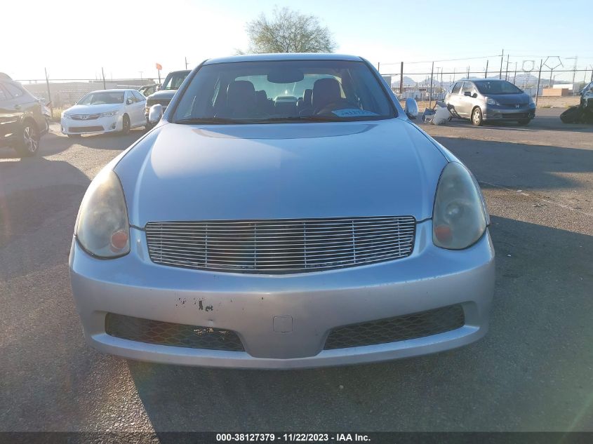 2005 Infiniti G35 VIN: JNKCV51E35M212430 Lot: 38127379