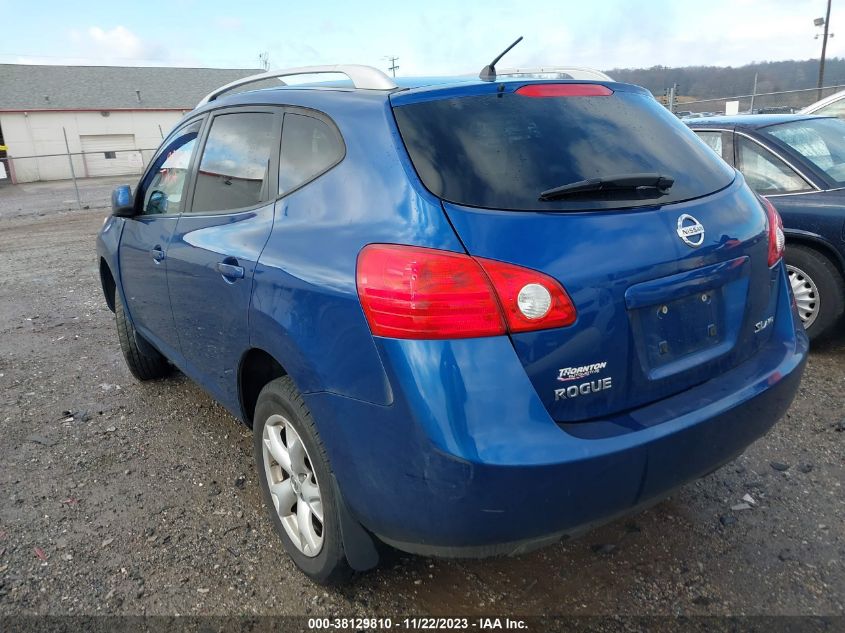 2008 Nissan Rogue Sl VIN: JN8AS58V98W139438 Lot: 40364980