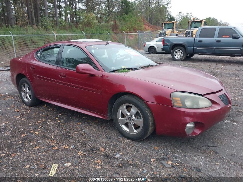 2005 Pontiac Grand Prix VIN: 2G2WP522151248937 Lot: 38130039