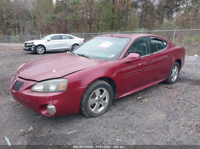 2005 Pontiac Grand Prix VIN: 2G2WP522151248937 Lot: 38130039