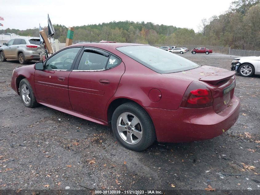 2005 Pontiac Grand Prix VIN: 2G2WP522151248937 Lot: 38130039