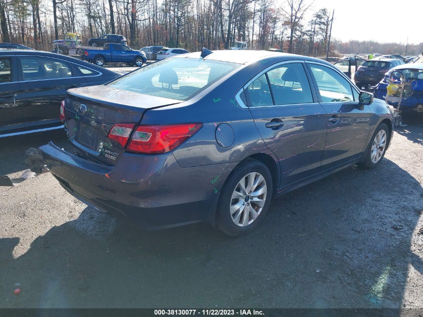 2016 Subaru Legacy 2.5I Premium VIN: 4S3BNAF60G3004151 Lot: 38130077