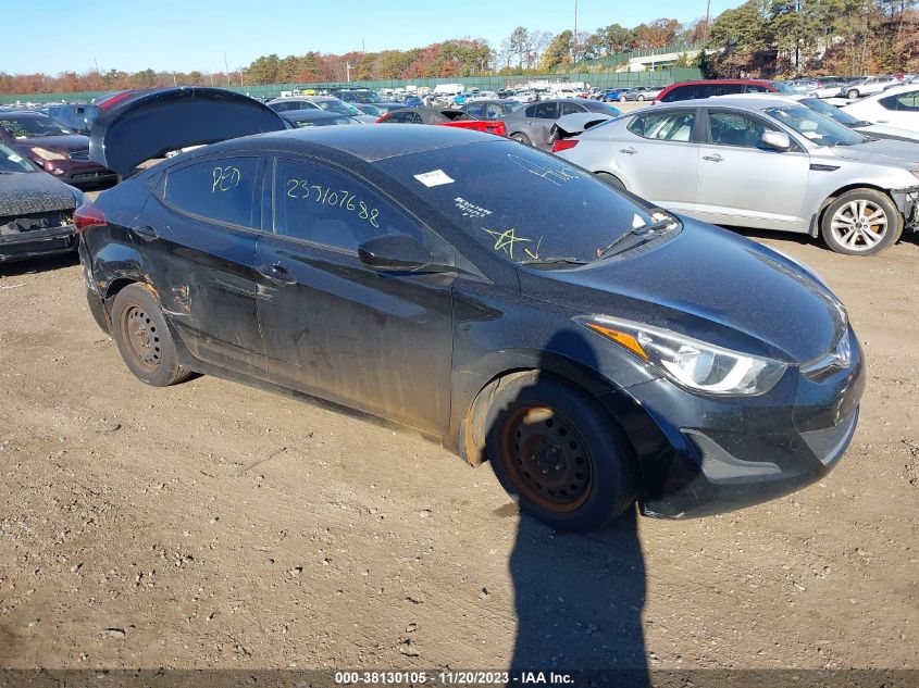 2016 Hyundai Elantra Se VIN: KMHDH4AE3GU544101 Lot: 38130105