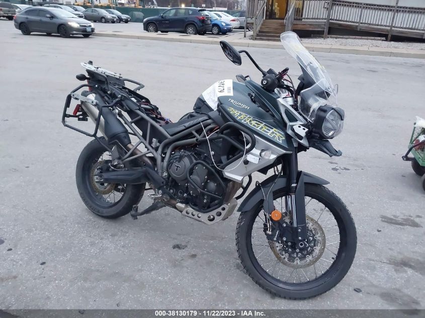 2018 Triumph Motorcycle Tiger 800 Xca VIN: SMTE09BF9JT885831 Lot: 38130179