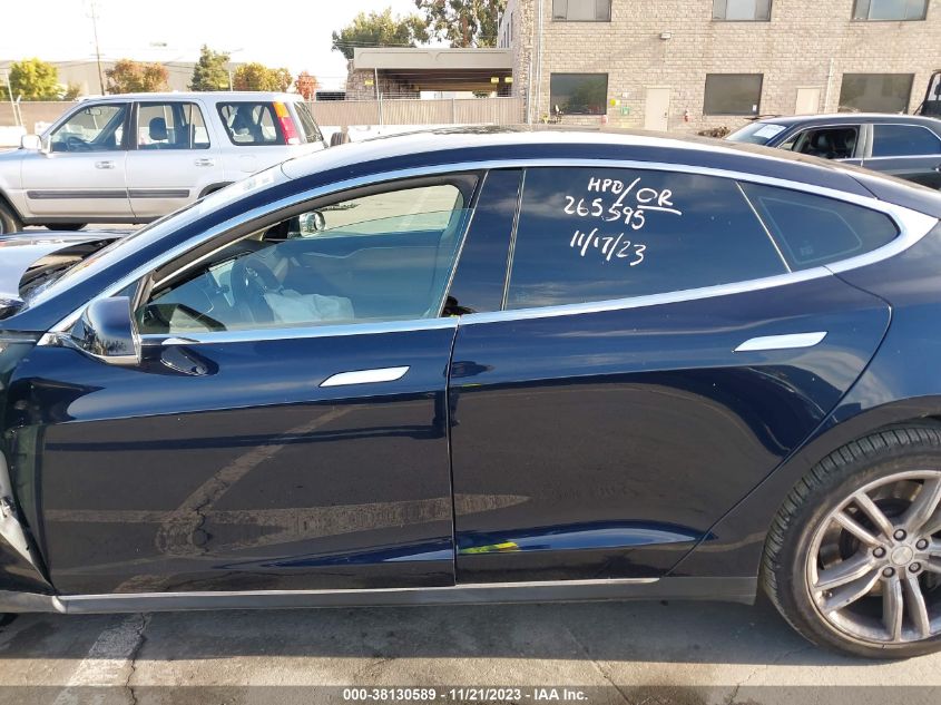 2013 Tesla Model S VIN: 5YJSA1AG1DFP09387 Lot: 38130589