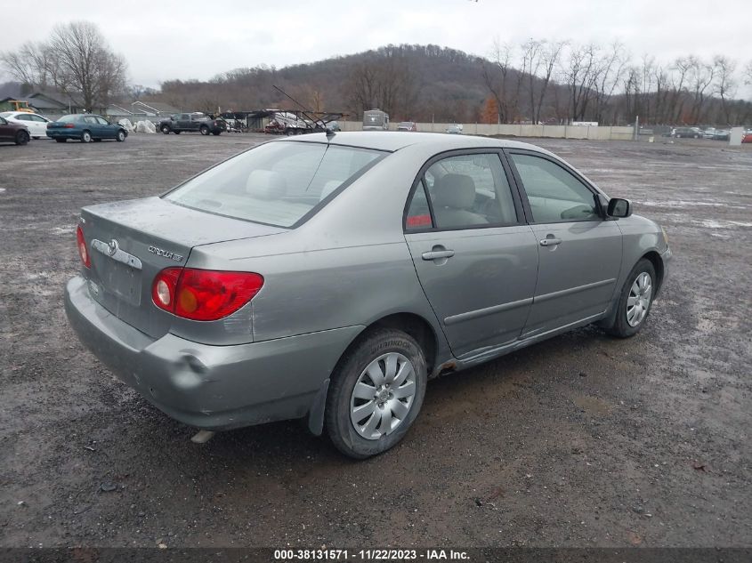 2004 Toyota Corolla Le VIN: 2T1BR32E84C301362 Lot: 38131571