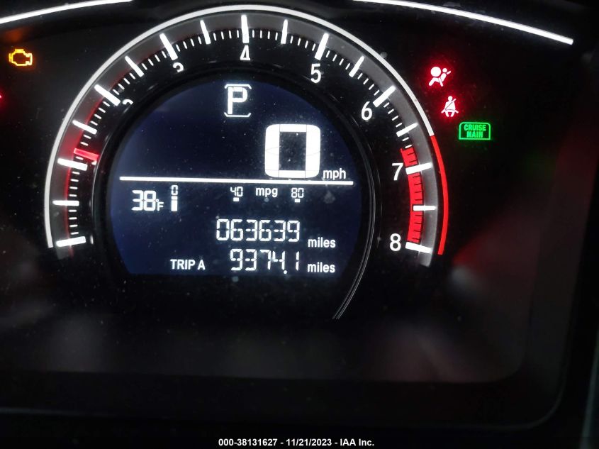 2018 Honda Civic Lx VIN: 2HGFC2F58JH582041 Lot: 38131627