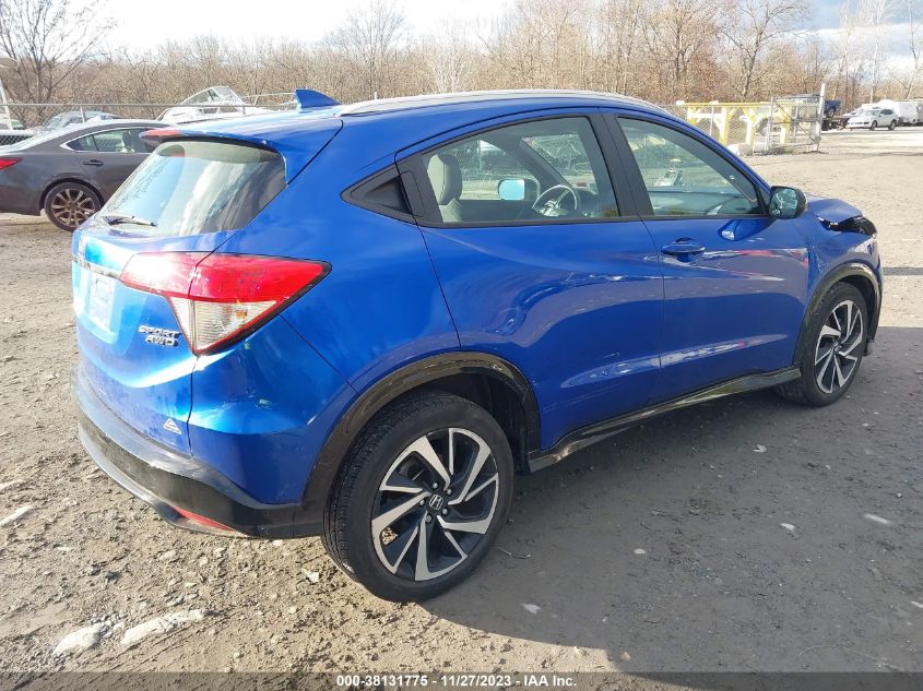 2019 Honda Hr-V Sport VIN: 3CZRU6H19KG733863 Lot: 38131775