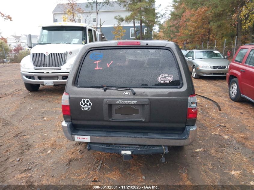 1996 Toyota 4Runner Sr5 VIN: JT3GN86RXT0002917 Lot: 38132501