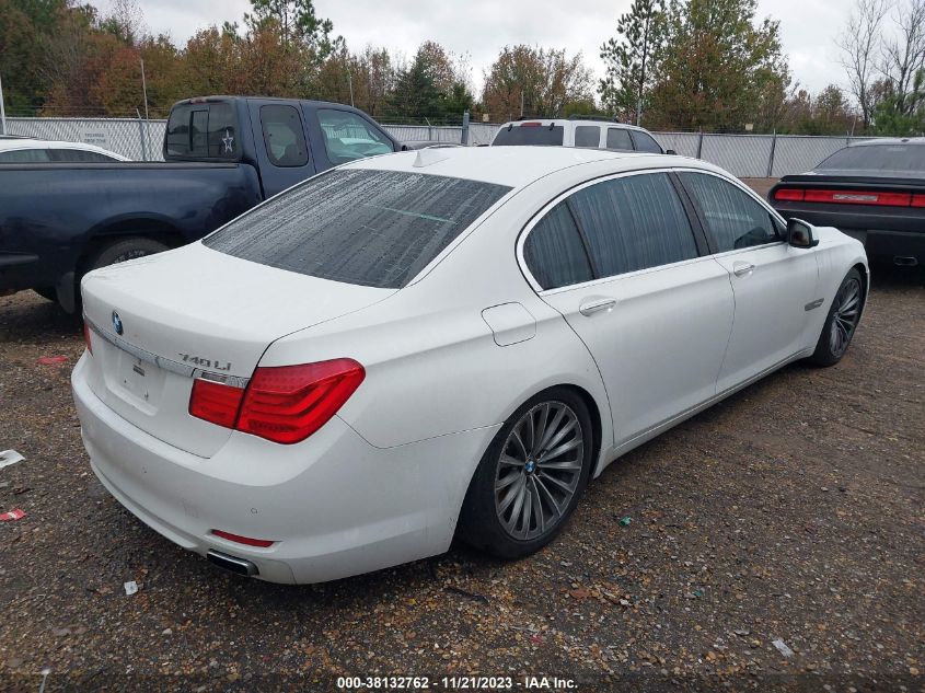 2011 BMW 740Li VIN: WBAKB4C55BC574836 Lot: 40938605