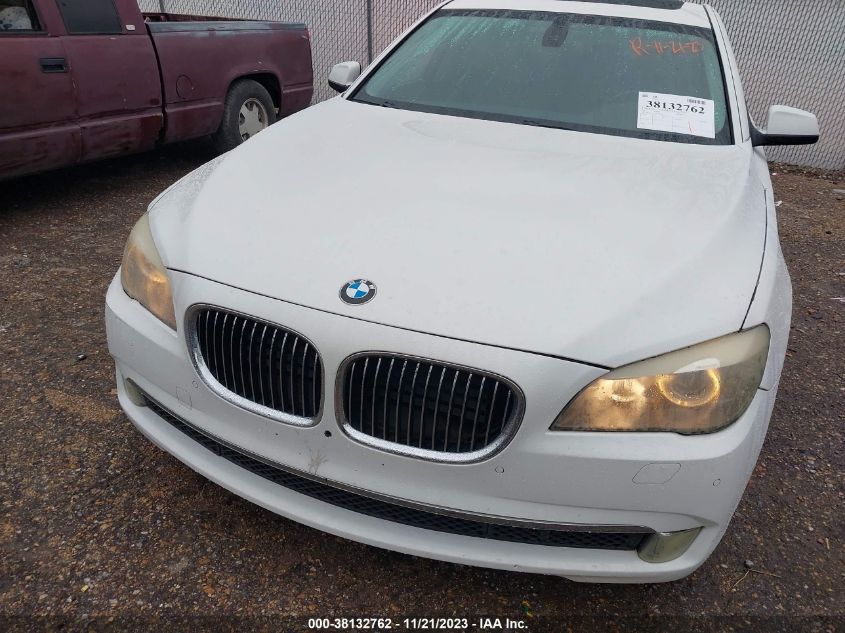 2011 BMW 740Li VIN: WBAKB4C55BC574836 Lot: 40938605