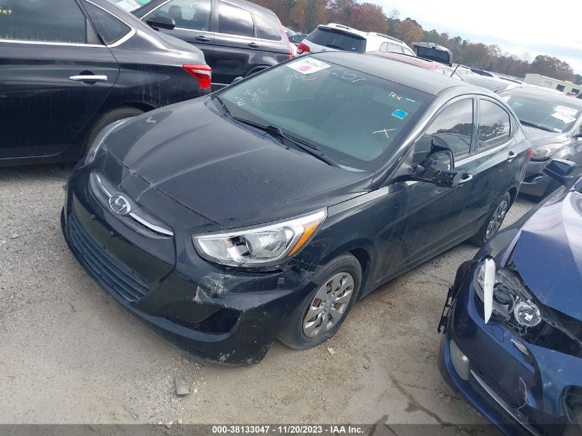 2017 Hyundai Accent Se VIN: KMHCT4AE0HU357796 Lot: 38133047