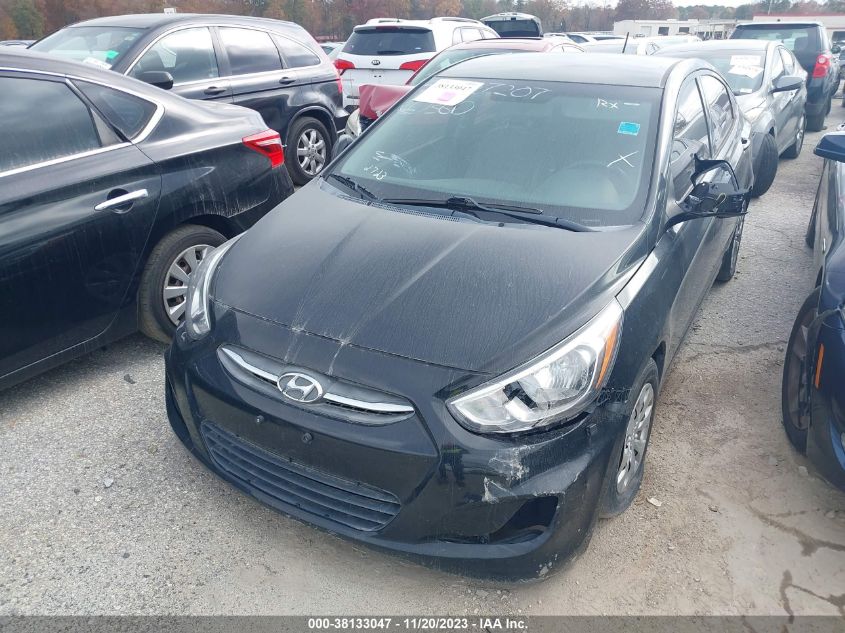 2017 Hyundai Accent Se VIN: KMHCT4AE0HU357796 Lot: 38133047