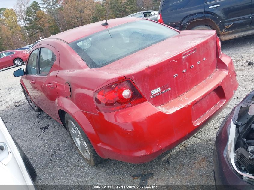 2013 Dodge Avenger Se VIN: 1C3CDZAB2DN680390 Lot: 38133369