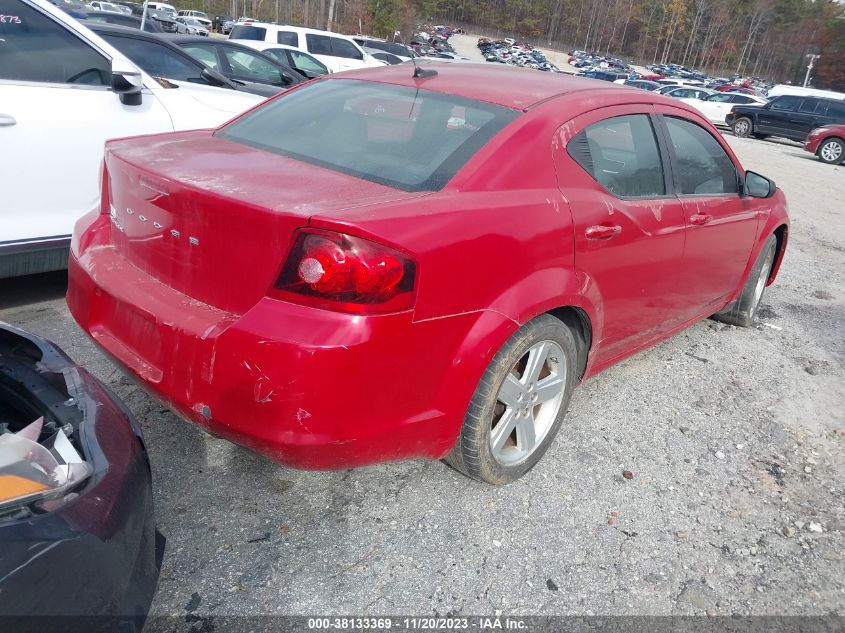 1C3CDZAB2DN680390 2013 Dodge Avenger Se