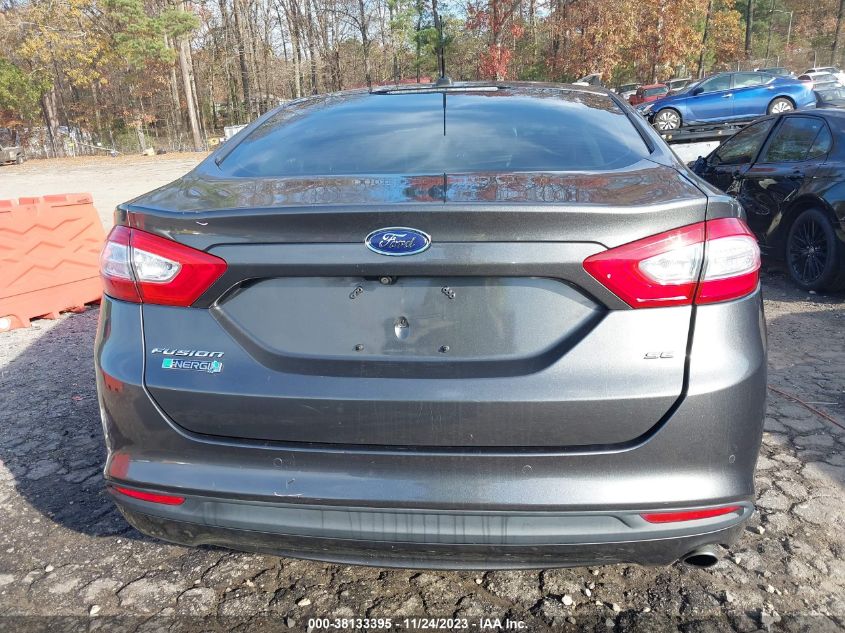 2016 Ford Fusion Energi Se Luxury VIN: 3FA6P0PU1GR170253 Lot: 38133395