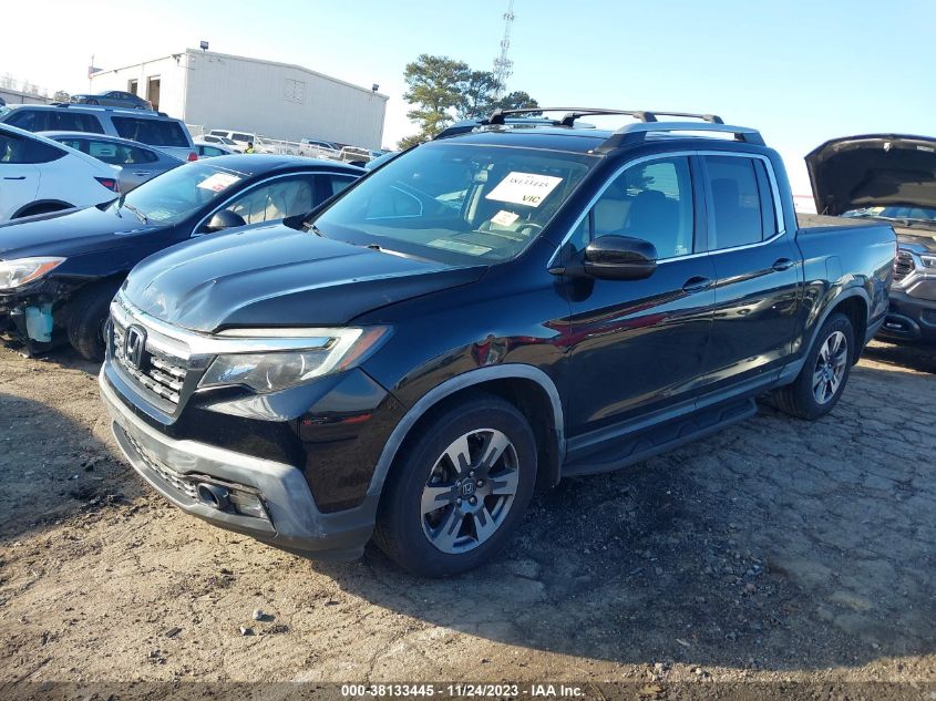 2017 Honda Ridgeline Rtl-T VIN: 5FPYK2F69HB007537 Lot: 38133445