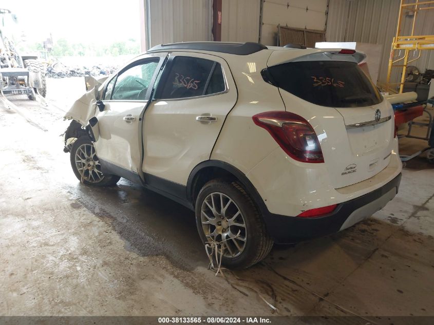 2017 Buick Encore Sport Touring VIN: KL4CJ1SB2HB220989 Lot: 38133565