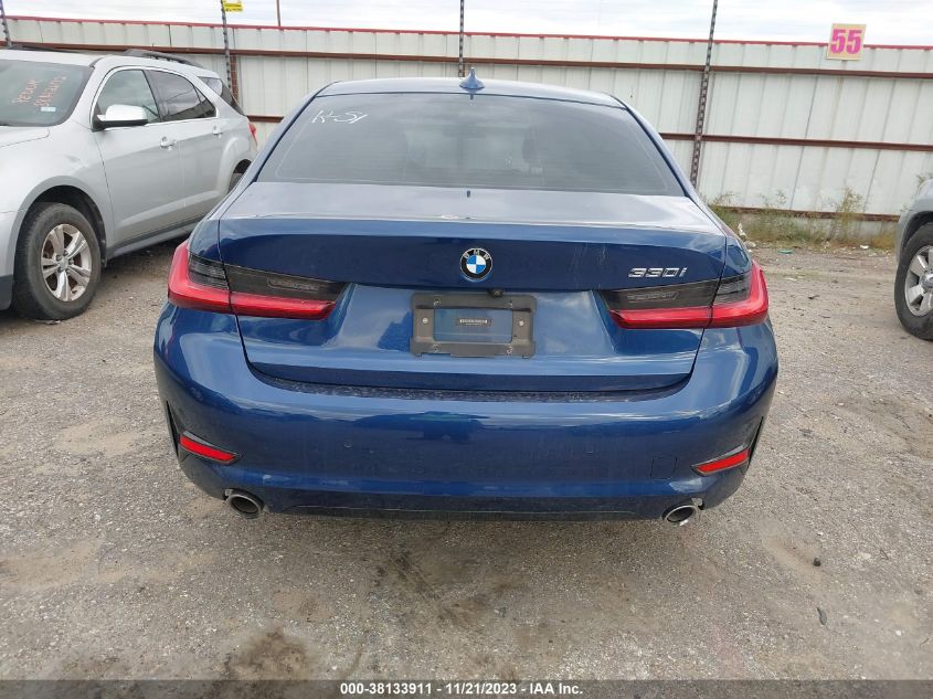 2021 BMW 330I VIN: 3MW5R1J0XM8B70780 Lot: 38133911