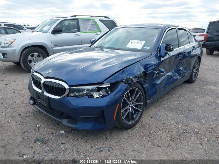 2021 BMW 330I VIN: 3MW5R1J0XM8B70780 Lot: 38133911