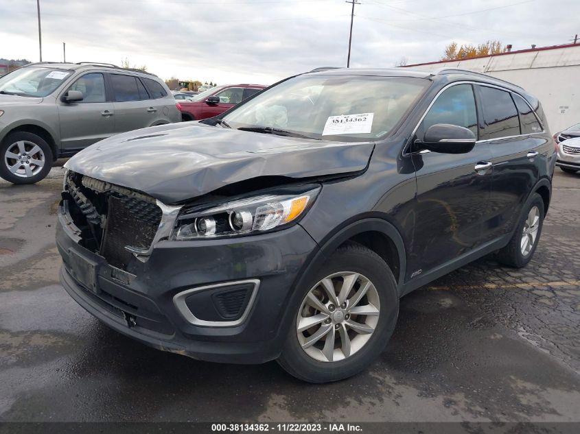 2017 Kia Sorento 2.4L Lx VIN: 5XYPGDA32HG294520 Lot: 38134362