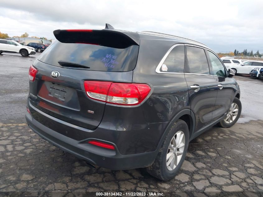 2017 Kia Sorento 2.4L Lx VIN: 5XYPGDA32HG294520 Lot: 38134362