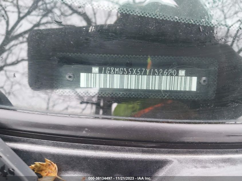 2007 Saturn Sky Red Line VIN: 1G8MG35X57Y132620 Lot: 38134497