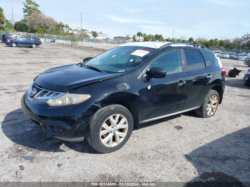 2011 Nissan Murano Sv VIN: JN8AZ1MUXBW057856 Lot: 38134609