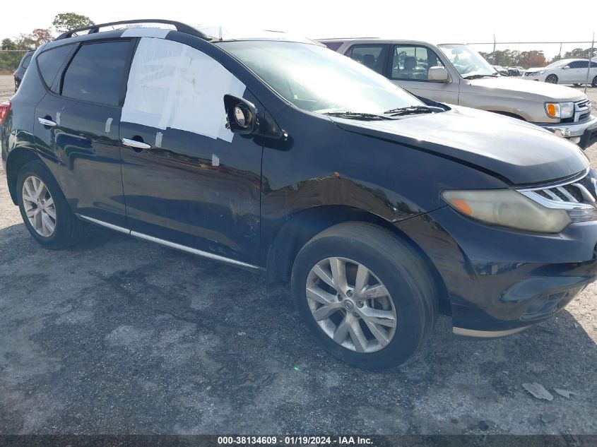 2011 Nissan Murano Sv VIN: JN8AZ1MUXBW057856 Lot: 38134609