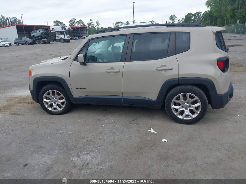 2016 Jeep Renegade Latitude VIN: ZACCJABT0GPE01883 Lot: 38134684