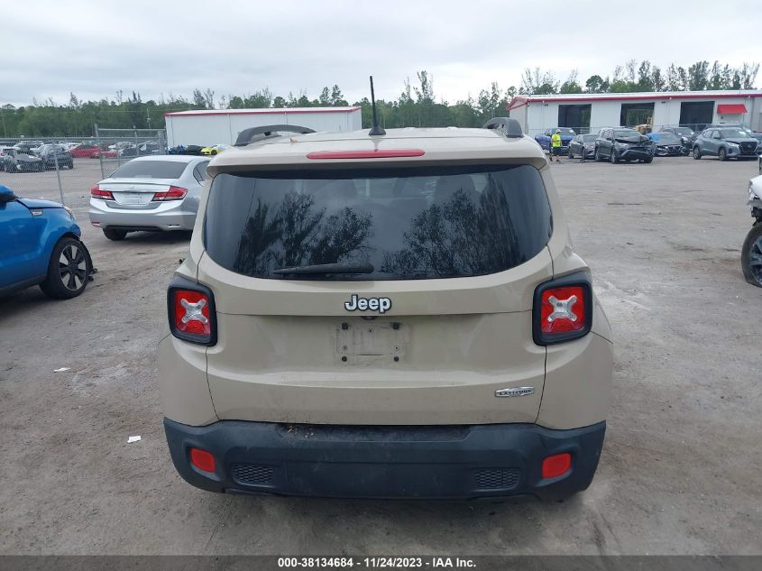 2016 Jeep Renegade Latitude VIN: ZACCJABT0GPE01883 Lot: 38134684