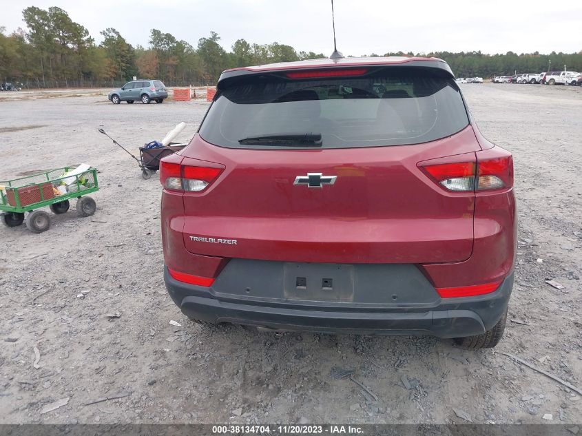 2022 Chevrolet Trailblazer Fwd Ls VIN: KL79MMS24NB132804 Lot: 38134704
