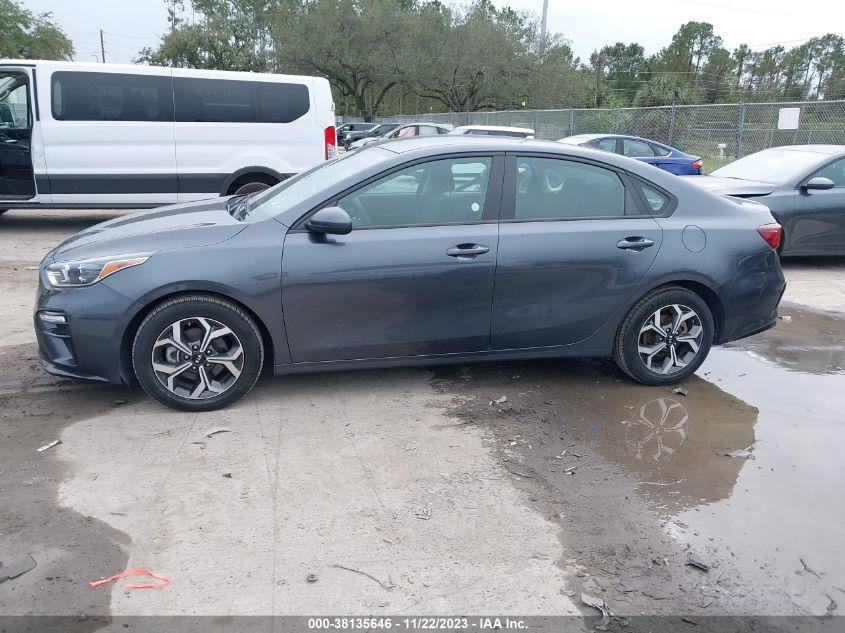 2021 Kia Forte Lxs VIN: 3KPF24AD3ME314039 Lot: 38135646