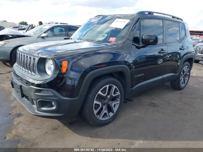 2015 Jeep Renegade Latitude VIN: ZACCJABTXFPB22620 Lot: 38135792