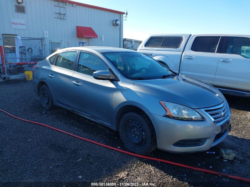 2014 Nissan Sentra Fe+ S/Fe+ Sv/S/Sl/Sr/Sv VIN: 3N1AB7AP9EY227982 Lot: 38136050