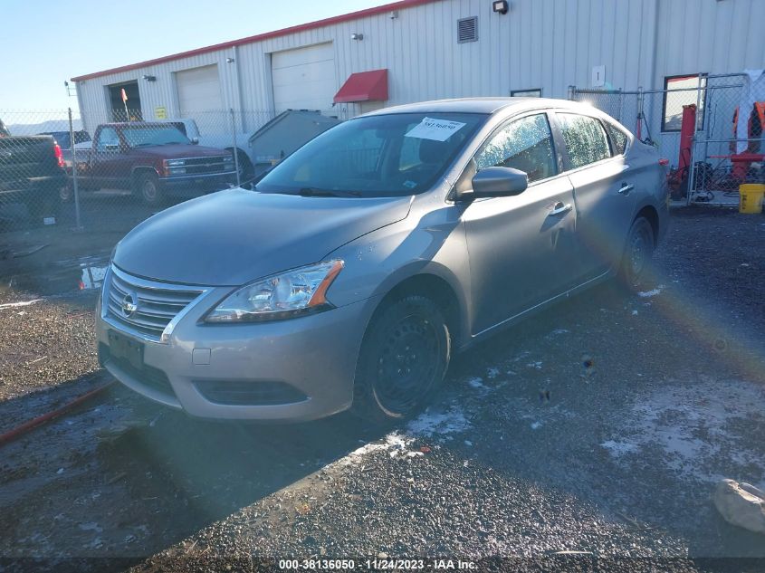 2014 Nissan Sentra Fe+ S/Fe+ Sv/S/Sl/Sr/Sv VIN: 3N1AB7AP9EY227982 Lot: 38136050