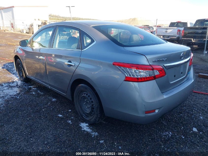 2014 Nissan Sentra Fe+ S/Fe+ Sv/S/Sl/Sr/Sv VIN: 3N1AB7AP9EY227982 Lot: 38136050