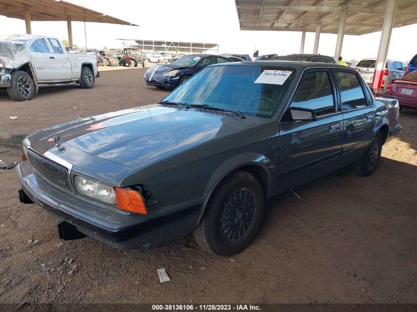 1990 Buick Century Custom VIN: 3G4AH54N0LS608934 Lot: 38136106