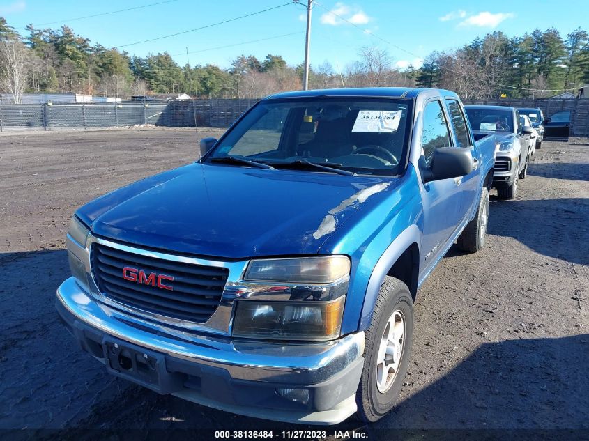 1GTDT136358171686 2005 GMC Canyon Sle