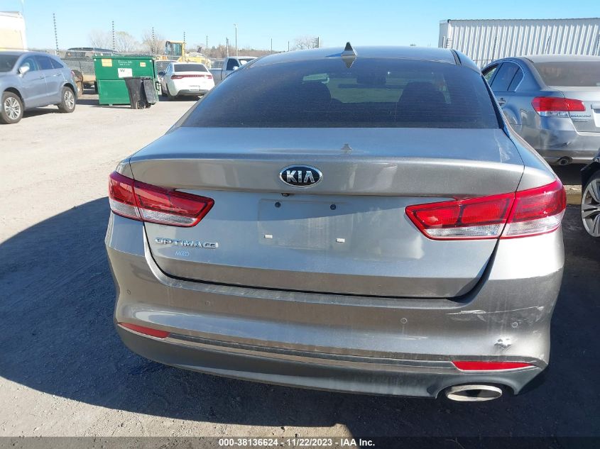 2018 Kia Optima Lx VIN: 5XXGT4L30JG217972 Lot: 38136624