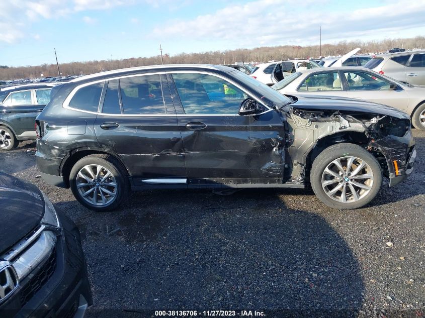 2019 BMW X3 Sdrive30I VIN: 5UXTR7C54KLR38781 Lot: 38136706