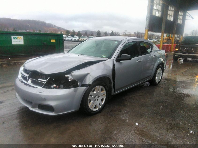 2014 Dodge Avenger Se VIN: 1C3CDZAB1EN128008 Lot: 38137528