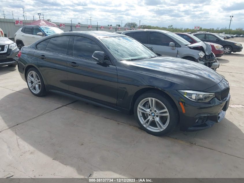 2019 BMW 440I Gran Coupe xDrive VIN: WBA4J7C50KBM75537 Lot: 38137734