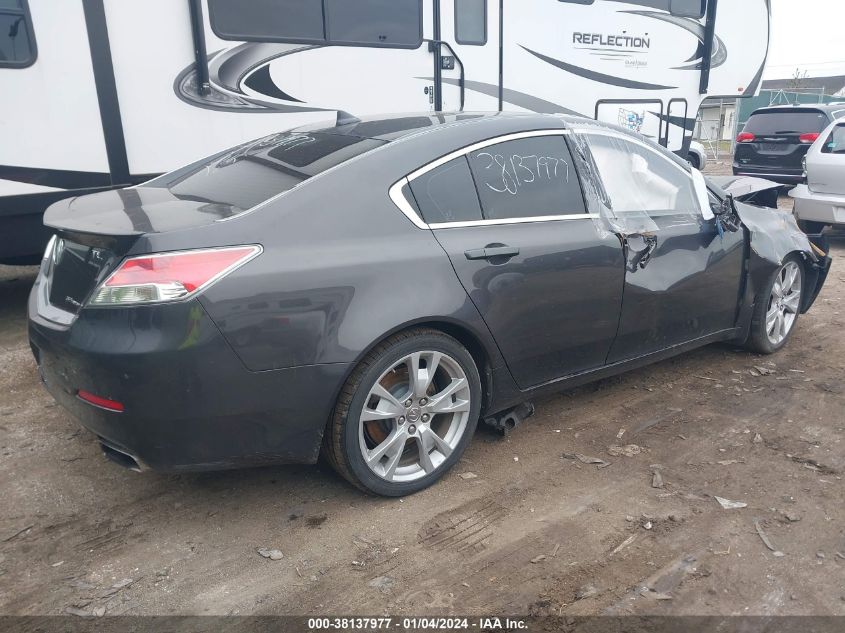 2012 Acura Tl 3.7 VIN: 19UUA9F74CA803322 Lot: 38137977