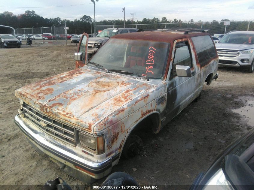 1989 Chevrolet Blazer S10 VIN: 1GNCS18Z7K8246488 Lot: 38138077