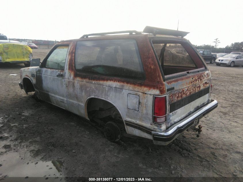 1989 Chevrolet Blazer S10 VIN: 1GNCS18Z7K8246488 Lot: 38138077