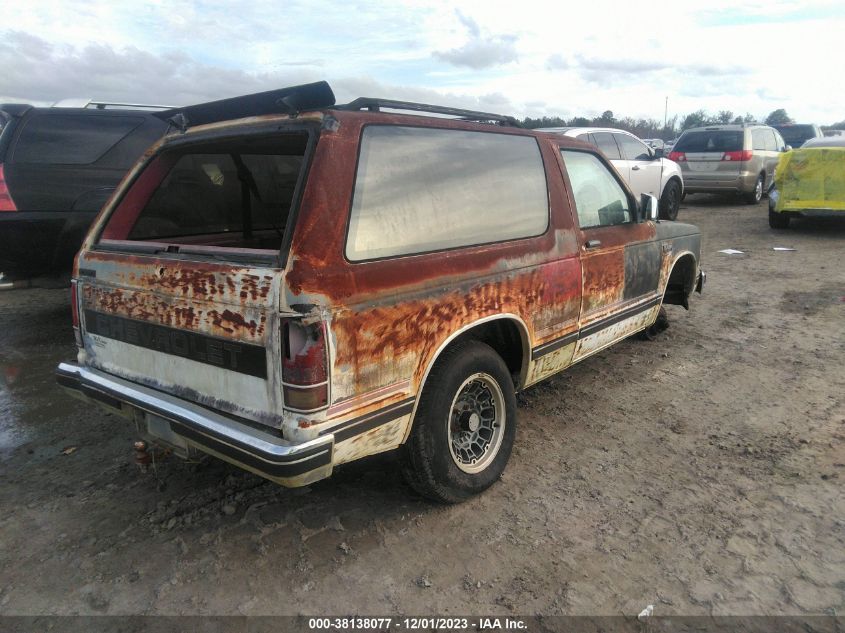 1989 Chevrolet Blazer S10 VIN: 1GNCS18Z7K8246488 Lot: 38138077