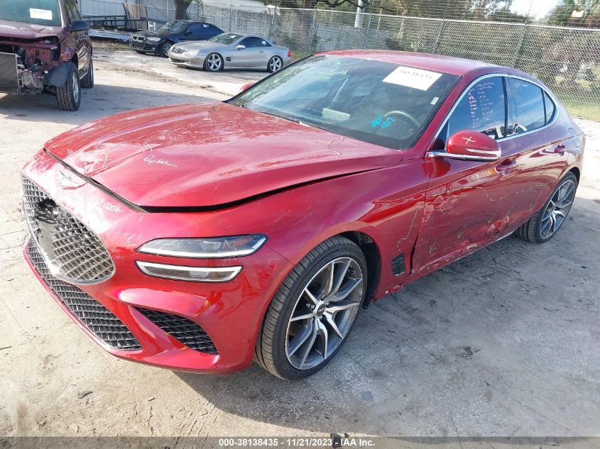 KMTG34TAXPU127411 2023 Genesis G70 2.0T Awd