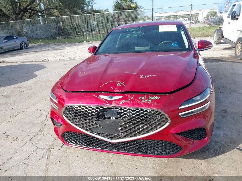 2023 Genesis G70 2.0T Awd VIN: KMTG34TAXPU127411 Lot: 38138435